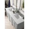 James Martin Vanities Brittany 72in Double Vanity, Urban Gray w/ 3 CM White Zeus Quartz Top 650-V72-UGR-3WZ - alternate 5